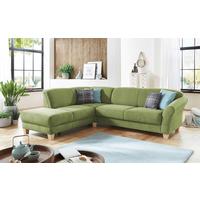 Ecksofa Gotland grün mit Bettkasten, 212x257 cm - Naturfarben/Grün, KONVENTIONELL, Textil (212/257cm) - Sit & More