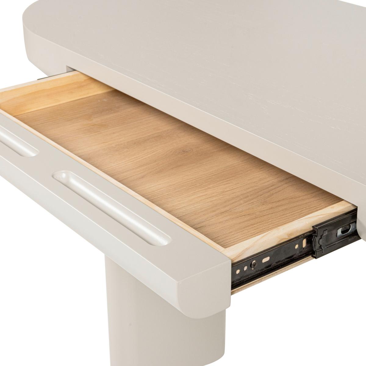 SCHREIBTISCH Mael, Grau B: 120 cm - Grau, Design, Holzwerkstoff (120/50/75cm) - Livetastic