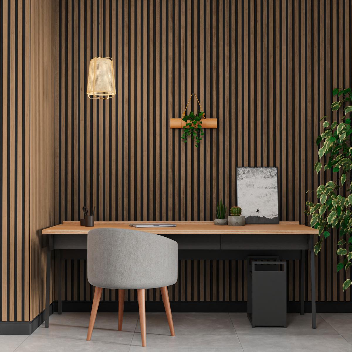 Akustikpaneel Eiche Rustikal - Eichefarben, KONVENTIONELL, Holz/Holzwerkstoff (250/30/0.61cm) - Novel