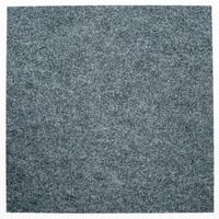 Teppichfliese Graublau Merlin 50x50 cm Florhöhe 5,5 mm - Graublau, Basics, Textil (50/50cm)