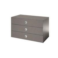 Schubkasteneinsatz Alicante Twist 3 Laden - Grau, Basics, Holzwerkstoff (82,5/49/48,5cm) - Luca Bessoni