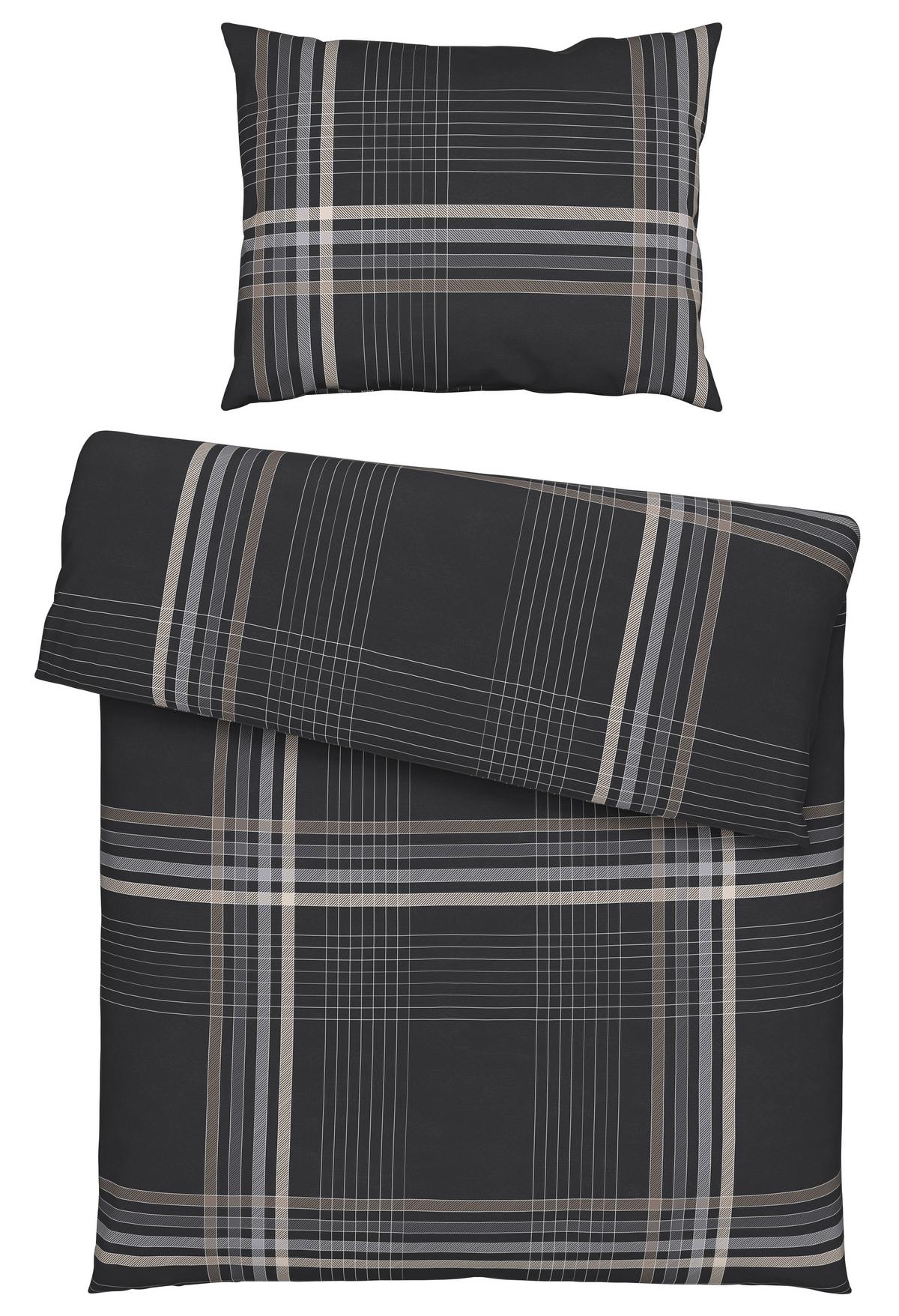 Ágyneműhuzat-garnitúra Sanella - szürke, Modern, textil (140/200cm) - Luca Bessoni