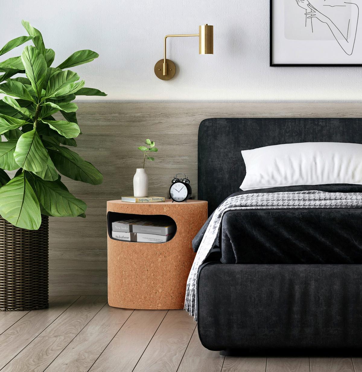 Nachtkästchen Naturfarben B: 40 Cm - Naturfarben, Design, Holz/Holzwerkstoff (40/45/40cm) - Livetastic