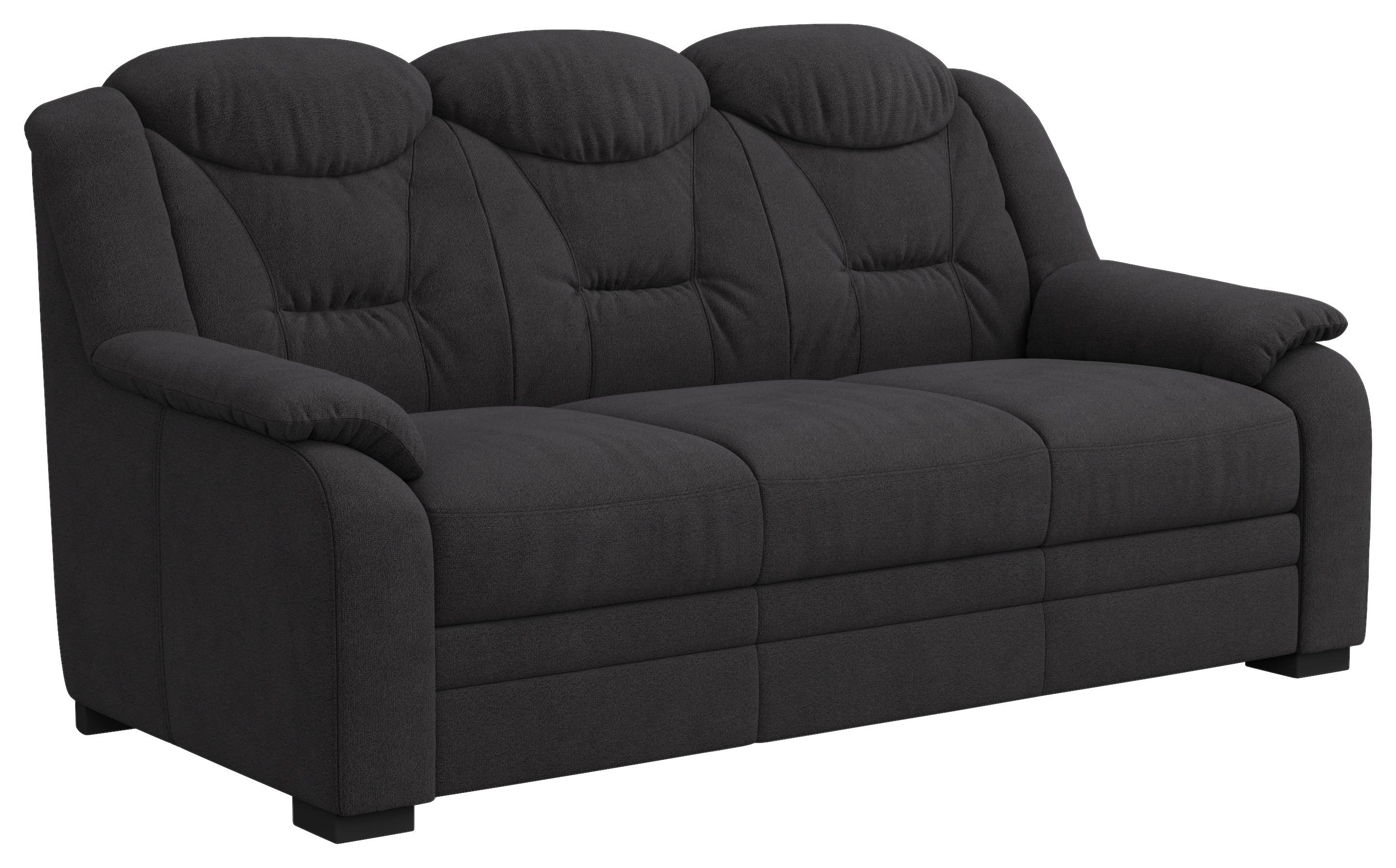 3-sitzer-sofa Marcus Schwarz B: 189 Cm - Schwarz, Basics, Textil (189/99/99cm) - MID.YOU