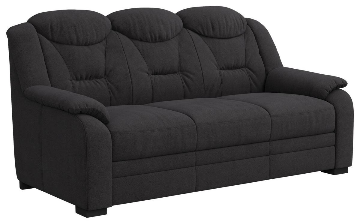 3-sitzer-sofa Marcus Schwarz B: 189 Cm - Schwarz, Basics, Textil (189/99/99cm) - MID.YOU