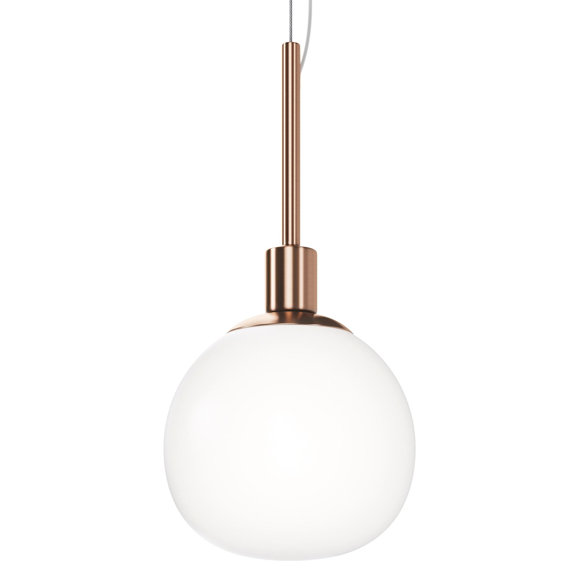 Pendelleuchte Erich - Messingfarben/Weiß, Trend, Glas/Metall (15/30,5cm) - MAYTONI