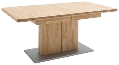 Esstisch ausziehbar Ravello 180-230x100 cm Grau/Eiche - Eiche Bianco/Grau, Design, Holz/Holzwerkstoff (180-230/100/77cm) - Livetastic