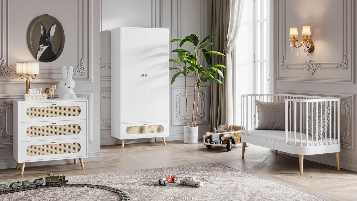 Beistellbettmatratze Nuage Kokos - Weiß, MODERN, Textil (140/13/70cm) - MID.YOU