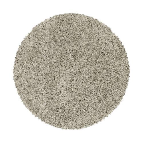 Hochflor Teppich Naturfarben Naturfaser Sydney Ø 80 cm - Naturfarben, Basics, Textil (80cm)