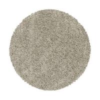 Hochflor Teppich Naturfarben Naturfaser Sydney Ø 80 cm - Naturfarben, Basics, Textil (80cm)