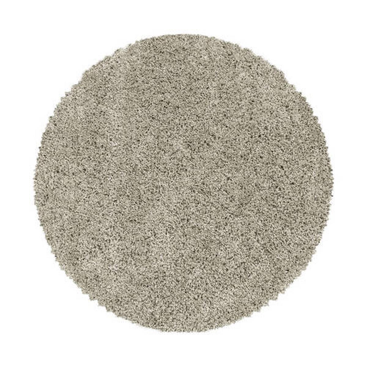 Hochflor Teppich Naturfarben Naturfaser Sydney Ø 80 cm - Naturfarben, Basics, Textil (80cm)