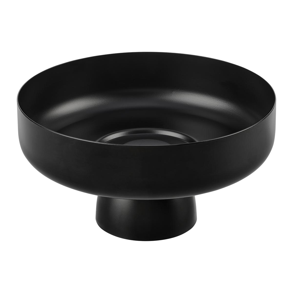 Misa na ovocie BETTY - čierna, Modern, kov (25/13cm) - Mömax