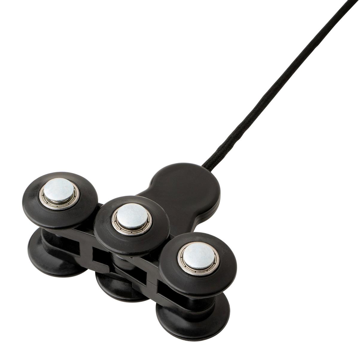 Fitnessreifen Tunturi Adjust. Hula Hoop - Schwarz/Grün, KONVENTIONELL, Kunststoff (33,8cm)