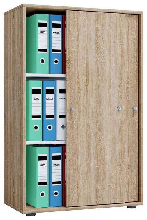 Aktenschrank versperrbar Lona XL Eiche Dekor B: 70 cm - Sonoma Eiche, Basics, Holzwerkstoff (70/111/37cm) - MID.YOU