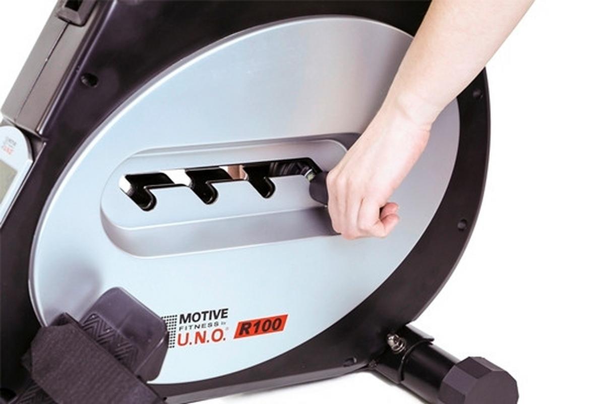 Rudergerät Motive Fitness Mit Lcd-Anzeige - Schwarz, Basics, Metall (173/36/53cm)