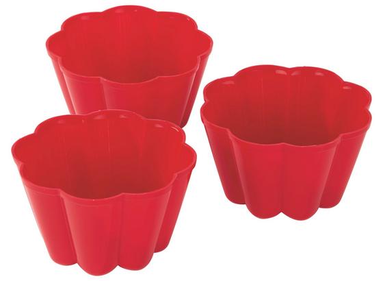 Puddingform 3-teilig - Blau/Rot, KONVENTIONELL, Kunststoff (9.5/6.8cm) Puddingform 3-teilig - Blau/Rot, KONVENTIONELL, Kunststoff (9.5/6.8cm)