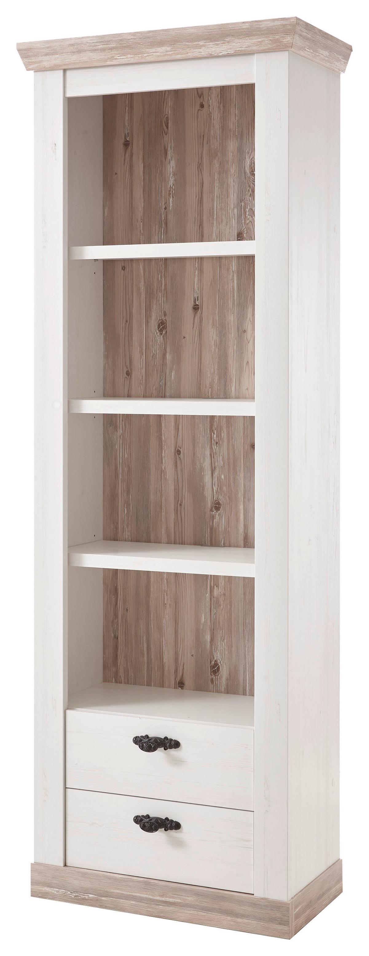 Vitrine Florenz Pinienfarben B: 70cm - Pinienfarben, Design, Holzwerkstoff (70/201/37cm) - MID.YOU