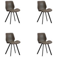 Stuhl-Set Barona - Dunkelgrün/Anthrazit, Design, Textil/Metall (44/80/55cm) - MID.YOU