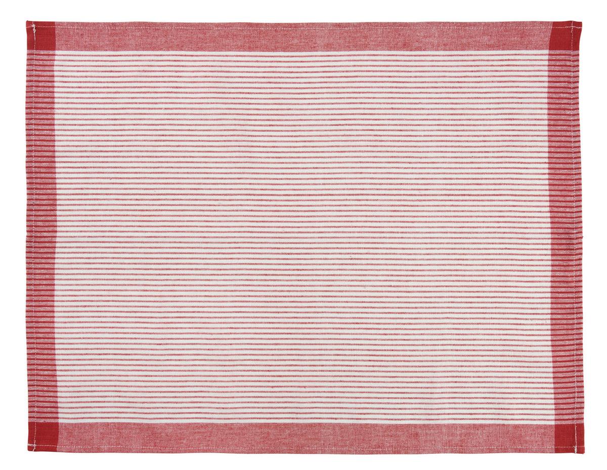 Geschirrtücher Helena Baumwolle 5er-Set - Blau/Rot, MODERN, Textil (50/70cm) - Ondega