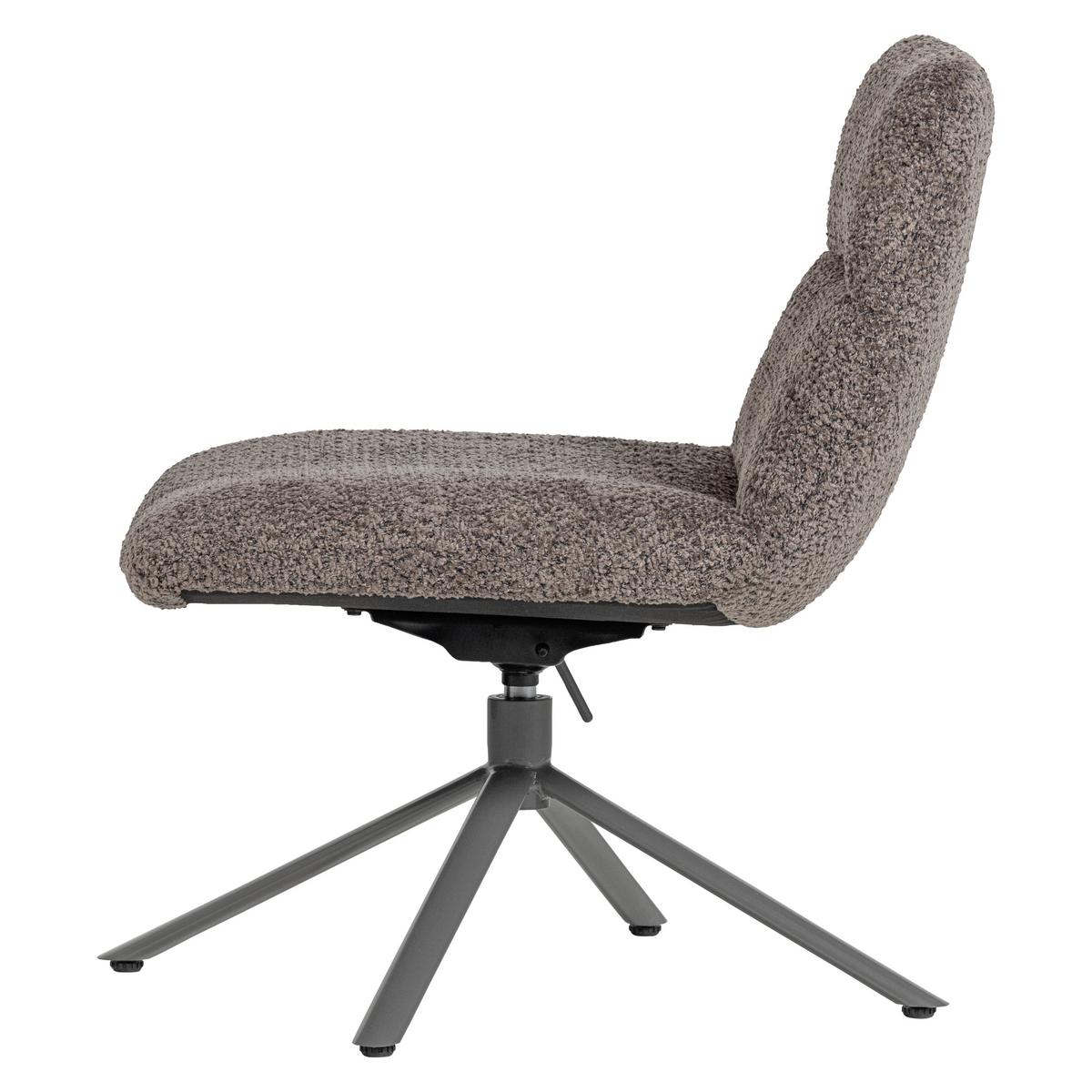 SESSEL Soren Braun B: 73cm - Braun, MODERN, Textil/Metall (73/82/62cm) - Livetastic