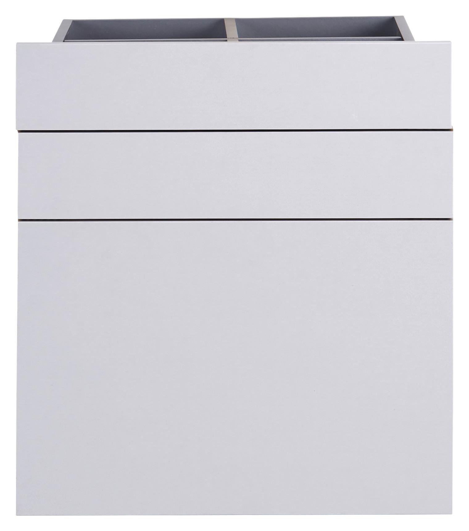 SADA ZÁSUVEK UNIT - světle šedá, Moderní, kompozitní dřevo (45,3/50,3/47cm) - Ondega