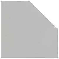 Eckverbindungsplatte B 65cm Serie 4000, Lichtgrau - Hellgrau, Basics, Holzwerkstoff (65/2,2/65cm) - MID.YOU