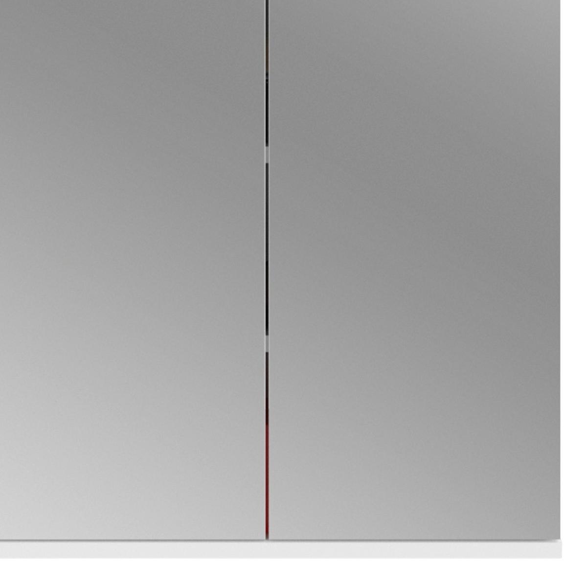 VÍCEÚČELOVÁ SKŘÍŇ PROJEKT X - bílá/černá, Moderní, kov/kompozitní dřevo (65/193/37cm) - MID.YOU