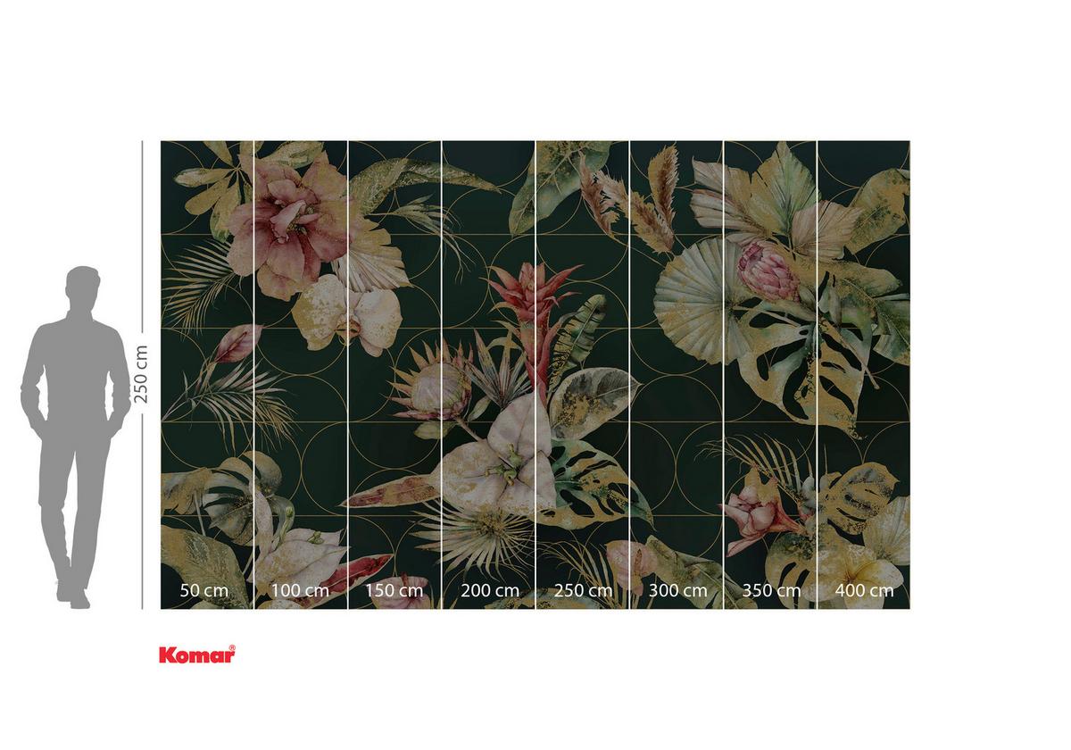 Vliestapete Golden Growth - Multicolor, Basics (400/250cm) - Komar