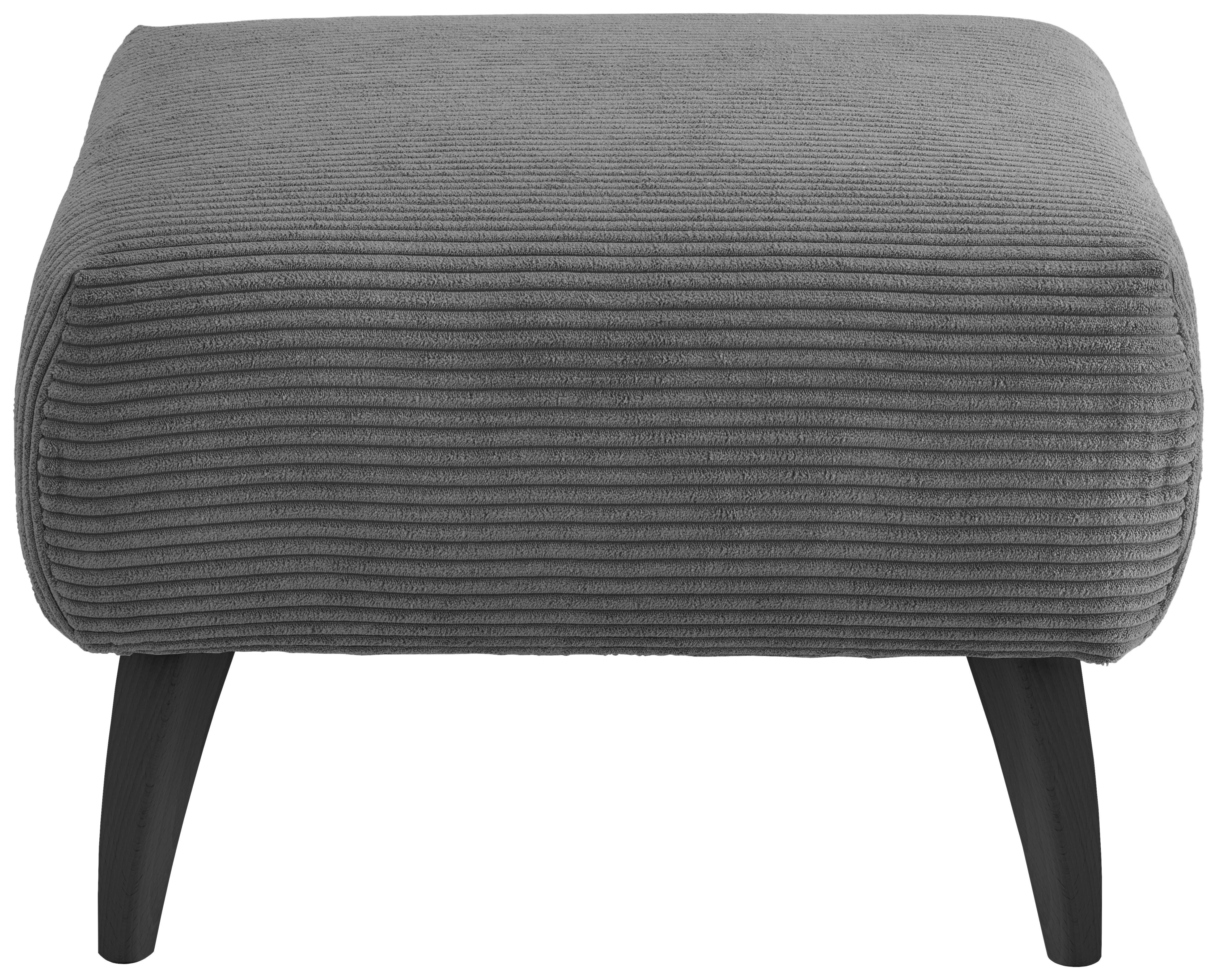Hocker Colori Grau B: 66 cm - Schwarz/Grau, MODERN, Textil (66/44/66cm) - MID.YOU