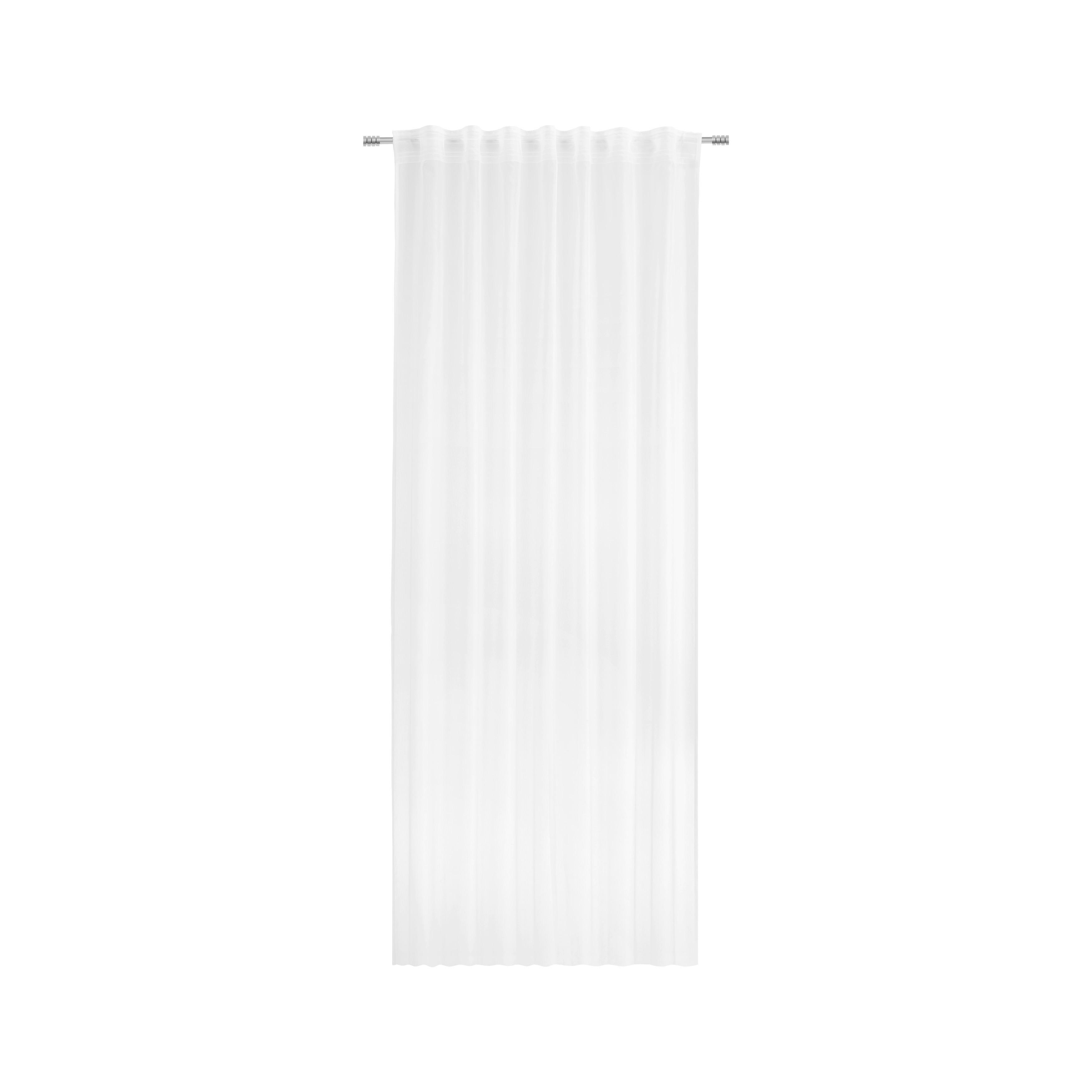 HOTOVÝ ZÁVĚS Rita, 140/245 cm - bílá, textil (140/245cm) - Modern Living