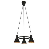 Pendelleuchte 33-71156 More - Goldfarben/Schwarz, Design, Metall (55/55/100cm)