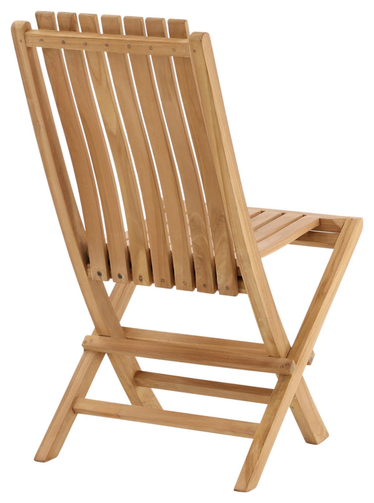 Gartensessel Klappbar Ghana Holz - Teakfarben, KONVENTIONELL, Holz (43/98/47cm) - Gardenson