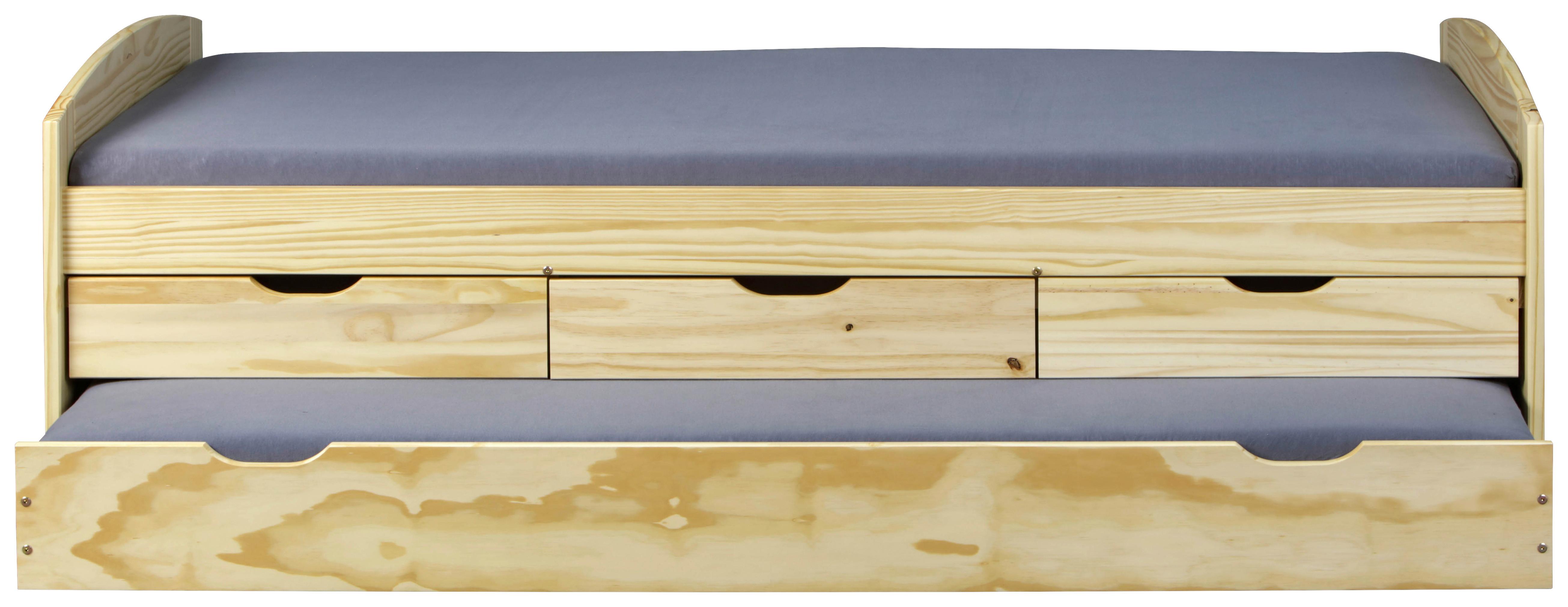 Ausziehbett aus Kiefernholz