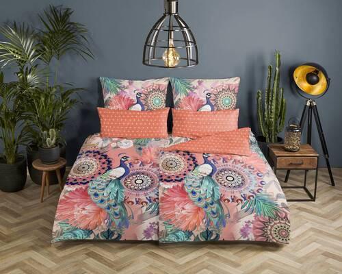 Wendebettwäsche Lynouk Multicolor 135x200 cm - Multicolor, Design, Textil (135/200cm)