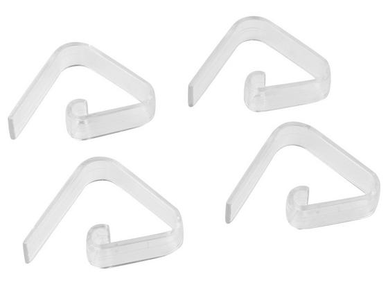 Tischtuchklammer Weiß, 4 Stk. - Weiß, KONVENTIONELL, Kunststoff (5,5cm) - Fackelmann Tischtuchklammer Weiß, 4 Stk. - Weiß, KONVENTIONELL, Kunststoff (5,5cm) - Fackelmann