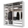 Schwebetürenschrank 225 cm Includo, Anthrazit/Eiche - Anthrazit/Eiche Artisan, Design (225/222/68cm) - MID.YOU