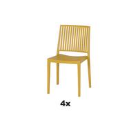 Stapelstuhl T20102 - Gelb, Basics, Kunststoff (57/80/56cm) - Siena Garden