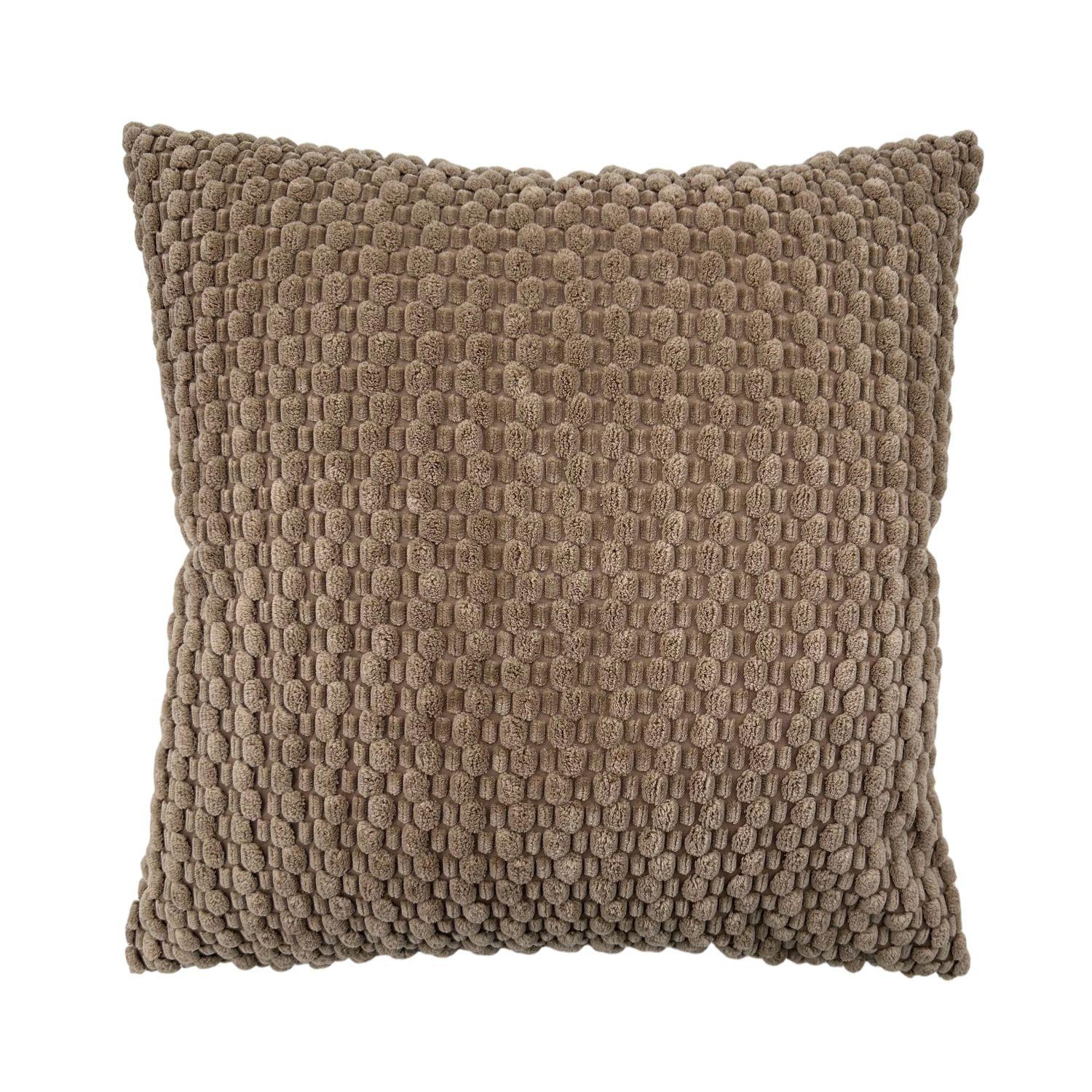 DEKORAČNÍ POLŠTÁŘ EMMA - hnědá, textil (45/45cm) - Mömax