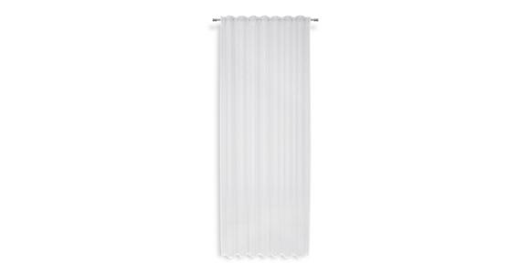 Vorhang mit Band Elisa 140x245 cm Weiß - Weiß, MODERN, Textil (140/245cm) - Luca Bessoni