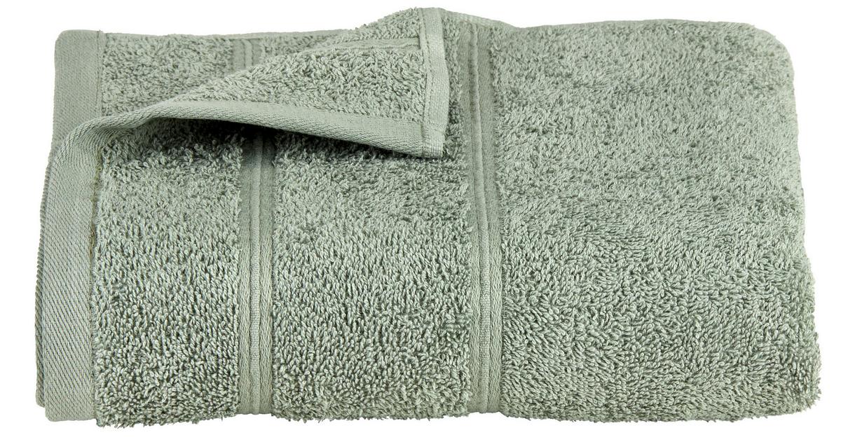 RUČNÍK Melanie, 50/100cm, zelená - zelená, textil (50/100cm) - Modern Living