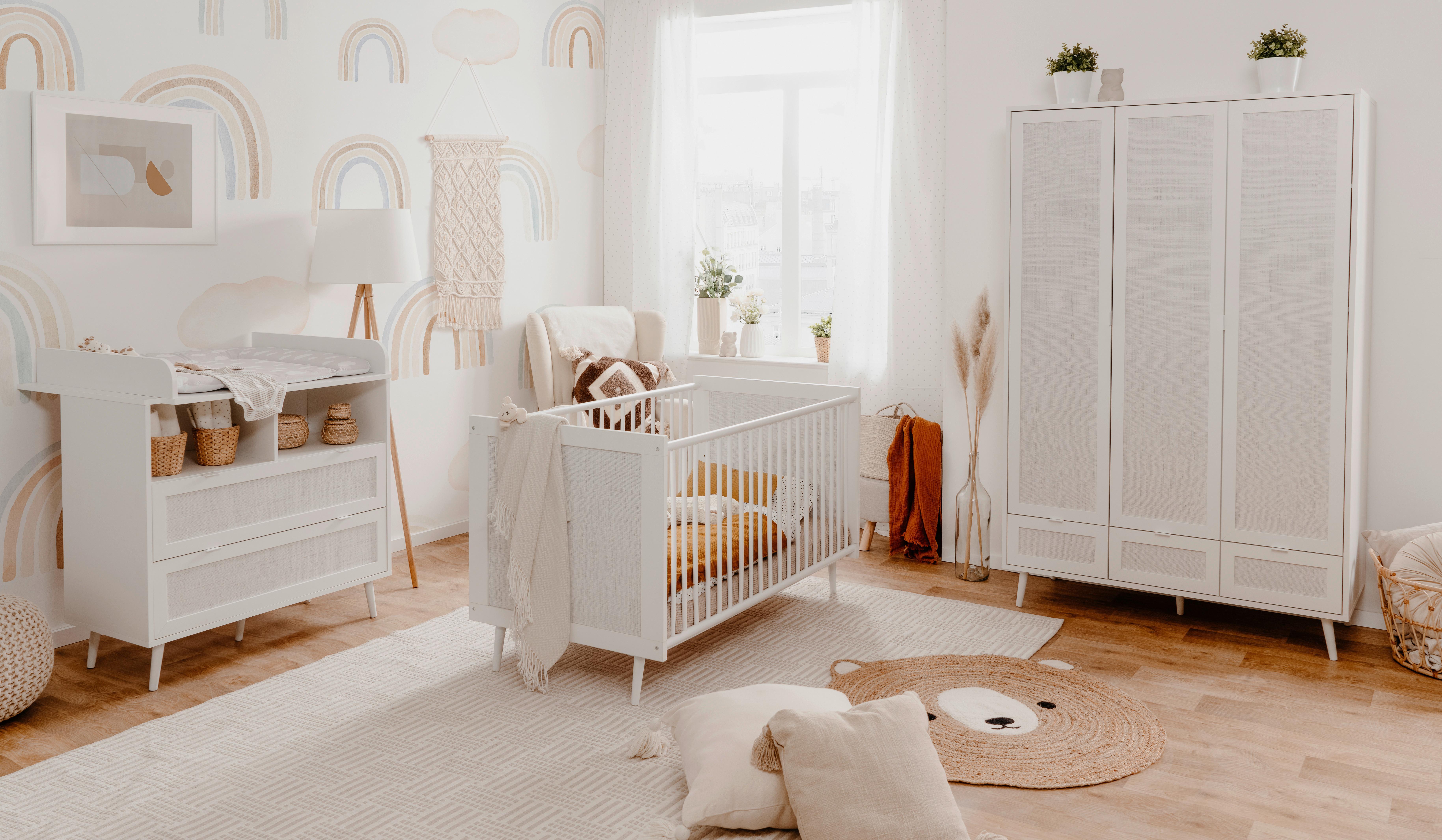 Babybett Dili 66b Weiß Holz Dili 66b Weiss - Basics, Holzwerkstoff (144/77/83cm) - MID.YOU
