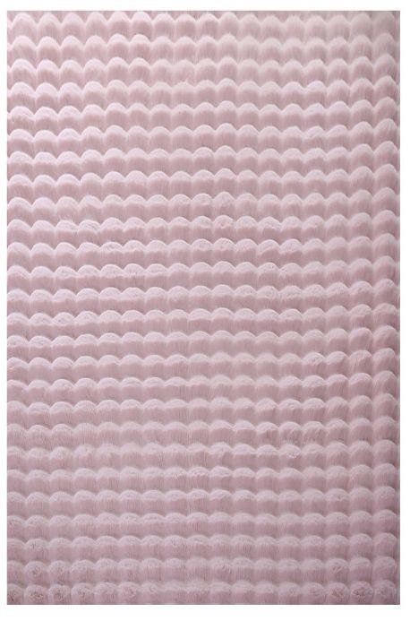 Koberec 3D z umělé kožešiny 200x290 cm růžový - růžová, Basics, textil (200/290cm) - Novel
