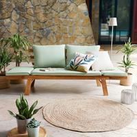 ZAHRADNÍ LAVICE MALLORCA 1 - přírodní barvy, Natur, dřevo/vlnitá lepenka (192/69/72cm) - Mömax