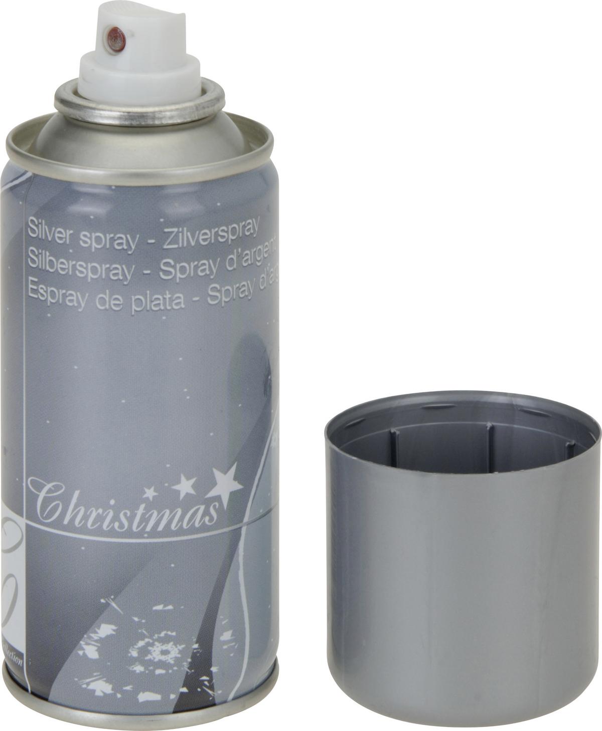 Glitzerspray Gold/Silber Sort. Inhalt:  150 ml Indoor - Silberfarben/Goldfarben, KONVENTIONELL, Kunststoff (150ml)