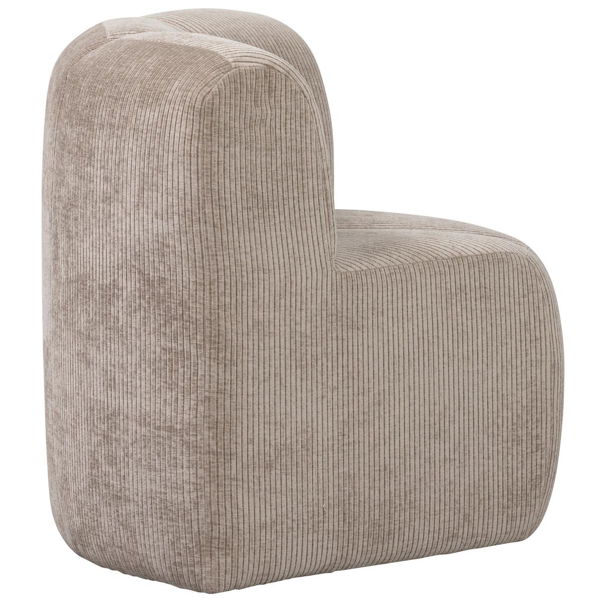 Eckbank Mojo Sandfarben B: 83cm - Sandfarben/Schwarz, MODERN, Textil (83/83/83cm) - Livetastic