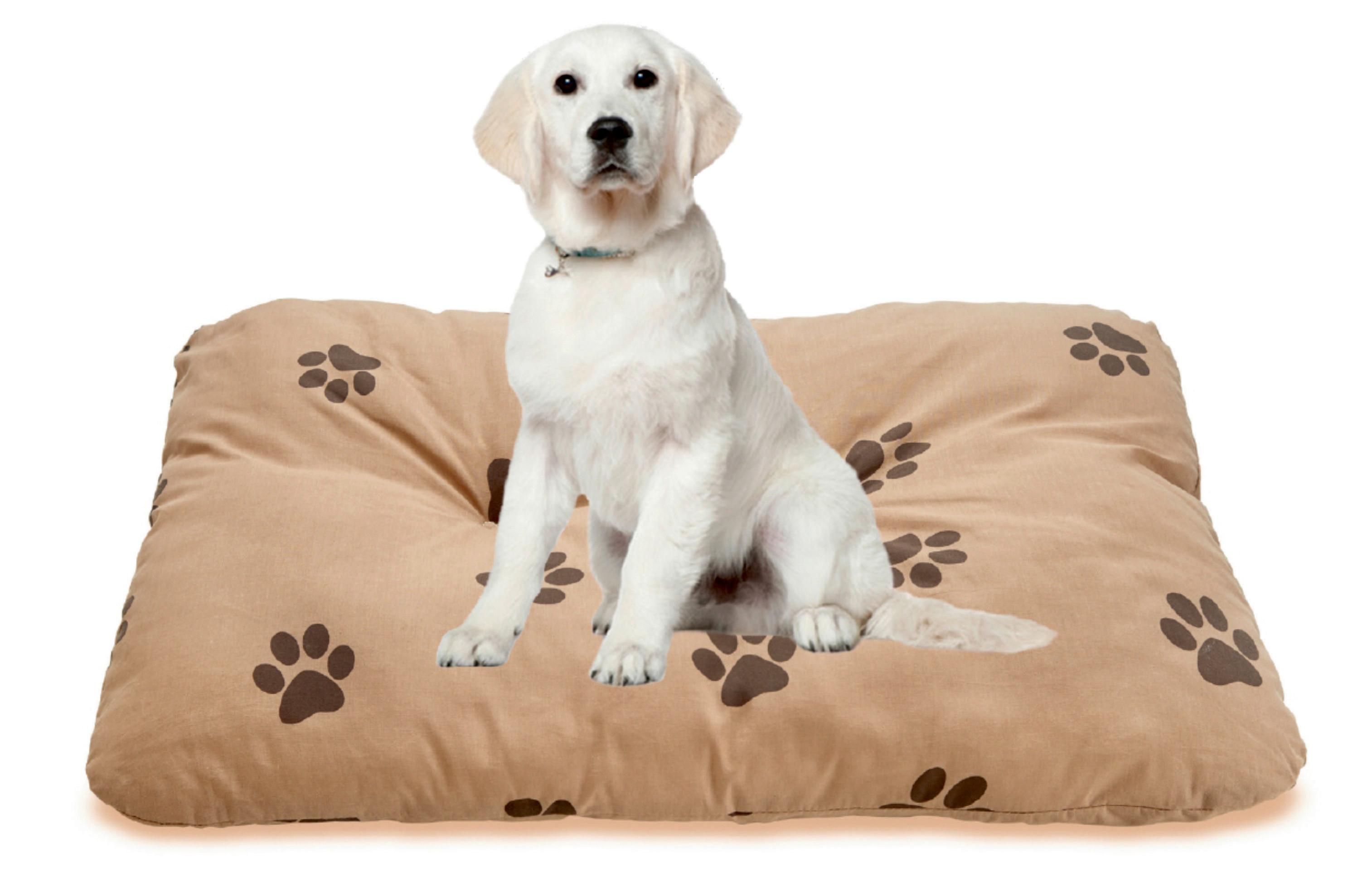 Haustierkissen Sissi 100x70 cm Braun/Grau/Schwarz - Schwarz/Braun, KONVENTIONELL, Textil (70/100cm) - Ondega