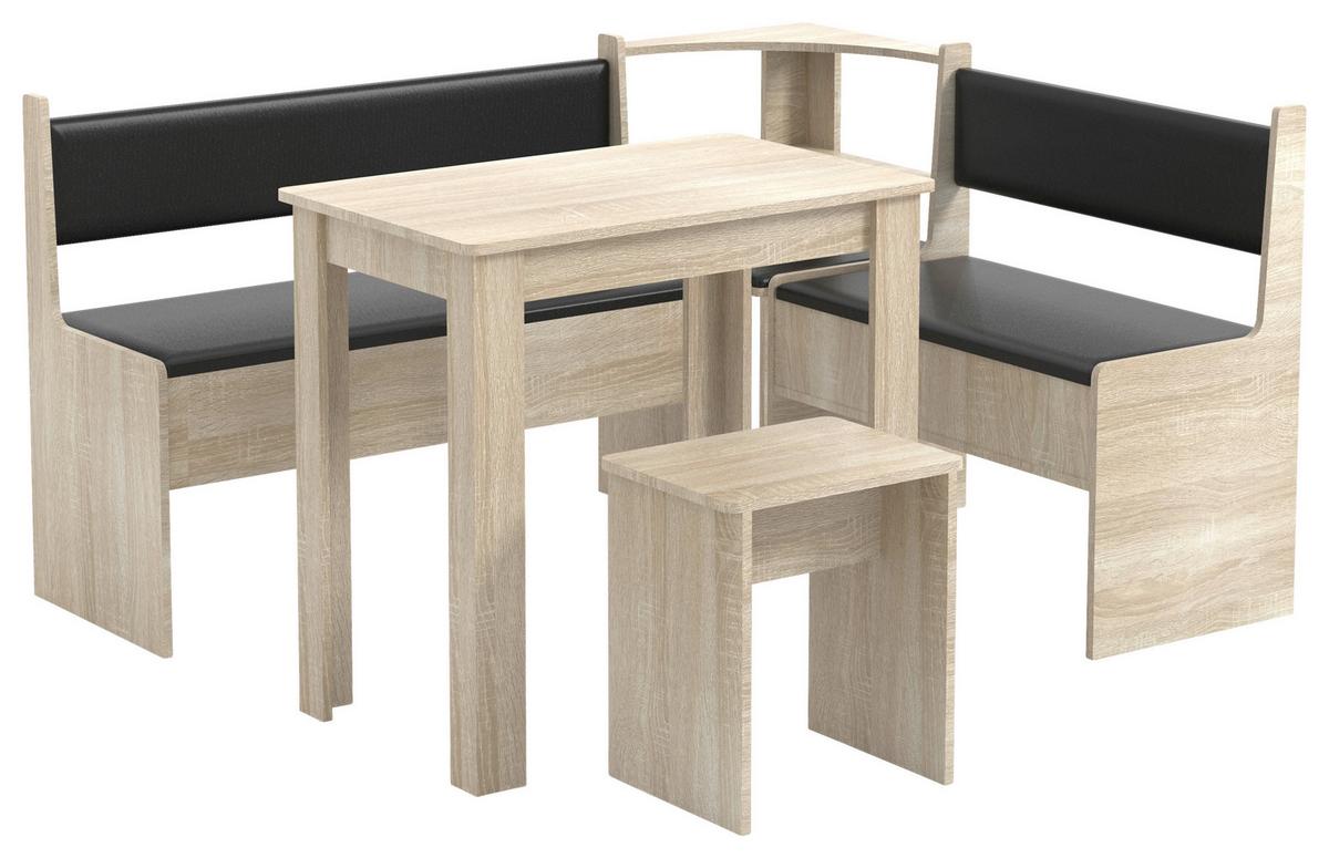 Eckbankgruppe Esal Sonoma Eiche S: 153/115 Cm - Sonoma Eiche, MODERN, Holzwerkstoff (153/115cm) - MID.YOU