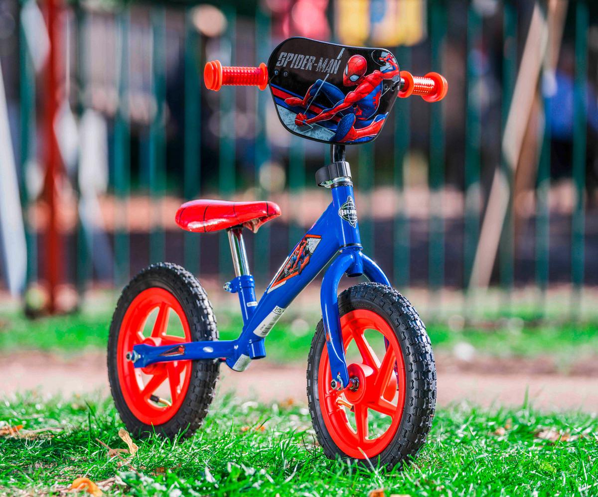 Laufrad Huffy Spider Man12 Zoll, Blau/Rot Ab 18 Monate - Blau, Basics, Metall (44/87/64cm)