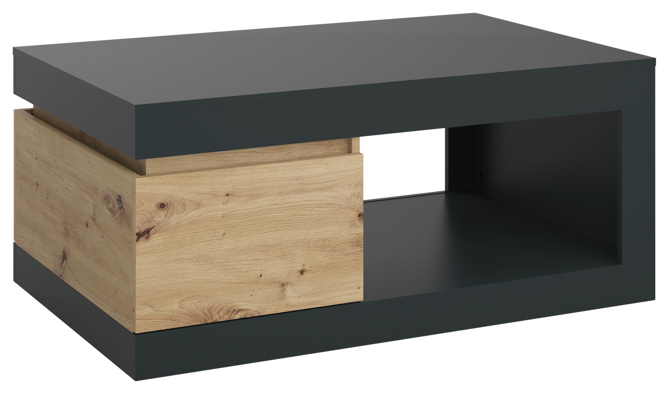 Couchtisch Luci Grau Eiche Artisan/Grau B: 110 cm - Eiche Artisan/Grau, Trend, Holzwerkstoff (110/50,3/70cm) - MID.YOU