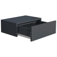 Nachtkästchen USAl M B: 45 cm Anthrazit - Anthrazit, MODERN, Holzwerkstoff (45/15/30cm) - MID.YOU